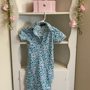blue floral collar dress from motel rocks seller princess polly size xs